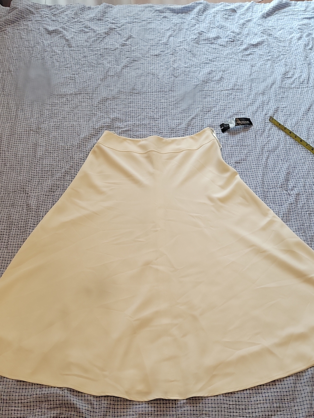 Jones New York Pale Cream A-Line Skirt